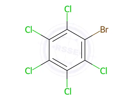 Chemical structure of Benzene,1-bromo-2,3,4,5,6-pentachloro-