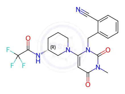 Chemical structure of Alogliptin Impurity 104