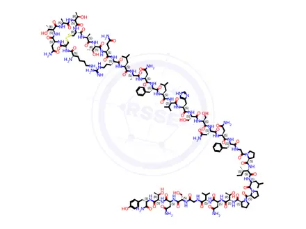 Chemical structure of Pramlintide Monomer