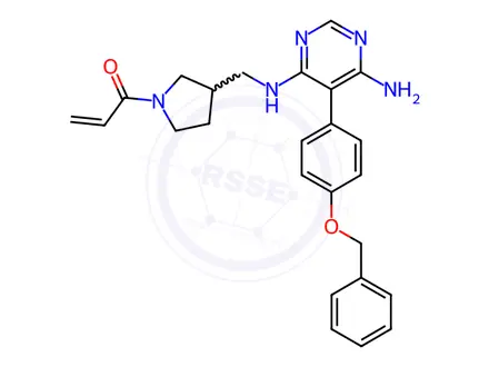 Chemical structure of Evobrutinib Impurity 47