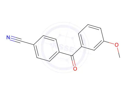 Chemical structure of 4-(3-Methoxybenzoyl)benzonitrile
