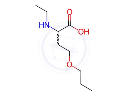 Chemical structure of N-ethyl-O-propyl-L-homoserine