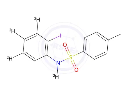 Chemical structure of N-Tosyl-2-iodoaniline-d4