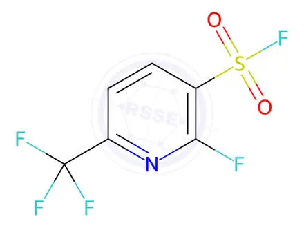 Chemical structure of 2-fluoro-6-(trifluoromethyl)pyridine-3-sulfonyl fluoride
