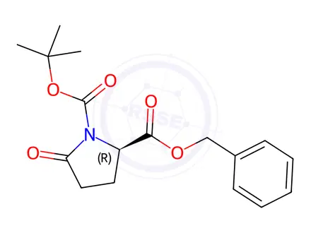 Chemical structure of Boc-D-Pyr-OBzl