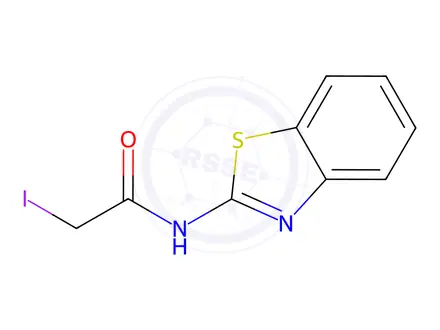 Chemical structure of N-(benzo[d]thiazol-2-yl)-2-iodoacetamide