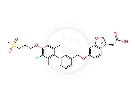 Chemical structure of Fasiglifam Impurity 14