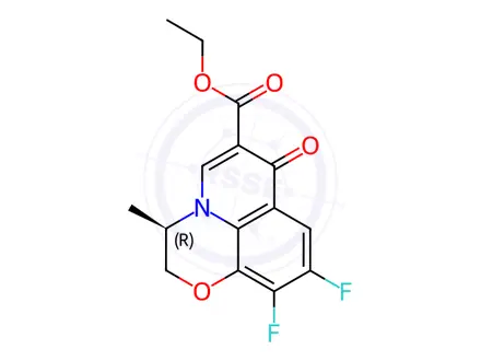 Chemical structure of Levofloxacin Impurity 9