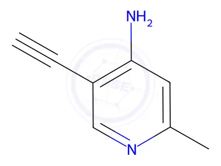 Chemical structure of 5-Ethynyl-2-methylpyridin-4-amine