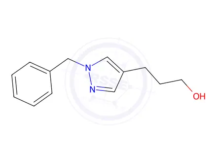 Chemical structure of 3-(1-Benzyl-1H-pyrazol-4-yl)propan-1-ol