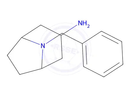 Chemical structure of 8-benzyl-8-azabicyclo[3.2.1]octan-3-aMine (Hydrochloride)