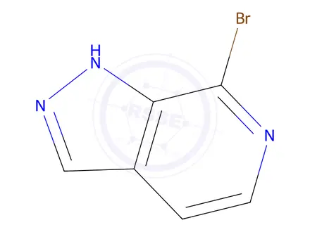 Chemical structure of 7-Bromo-1H-pyrazolo[3,4-c]pyridine