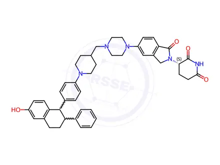 Chemical structure of Vepdegestrant Impurity 5