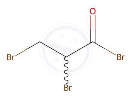 Chemical structure of 2,3-dibromopropanoyl bromide