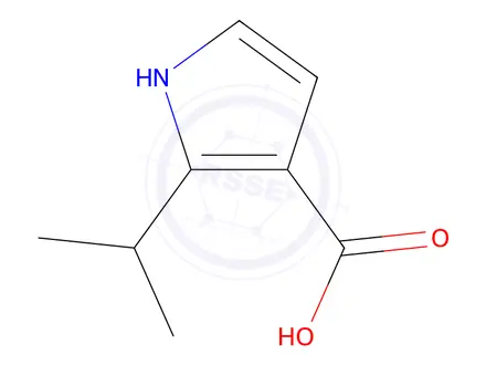 Chemical structure of 2-(propan-2-yl)-1H-pyrrole-3-carboxylic acid