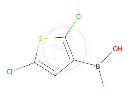 Chemical structure of 2,5-dichlorothiophen-3-ylboronic acid
