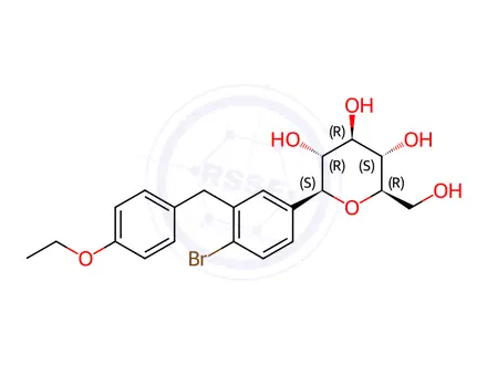 Chemical structure of Dapagliflozin Impurity 431