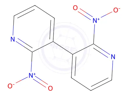 Chemical structure of 2,2'-Dinitro-3,3'-bipyridine