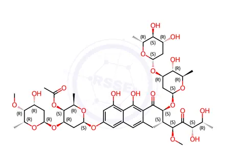 Chemical structure of Olivomycin D