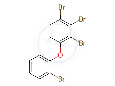 Chemical structure of 2,2',3,4-Tetrabromodiphenyl ether