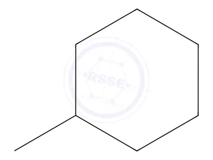 Chemical structure of Methylcyclohexane