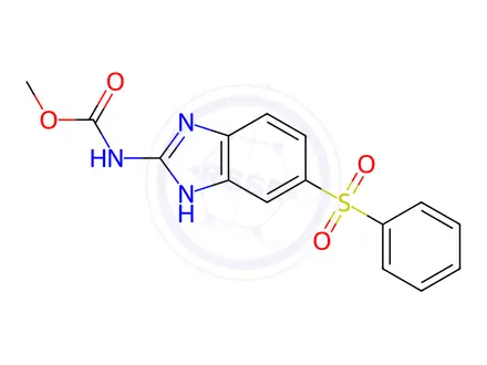 Chemical structure of Fenbendazole sulfone