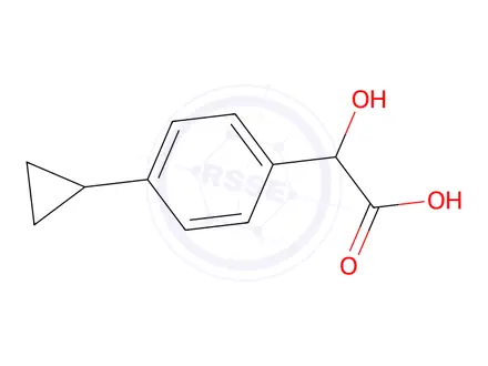 Chemical structure of 2-(4-Cyclopropylphenyl)-2-hydroxyacetic acid