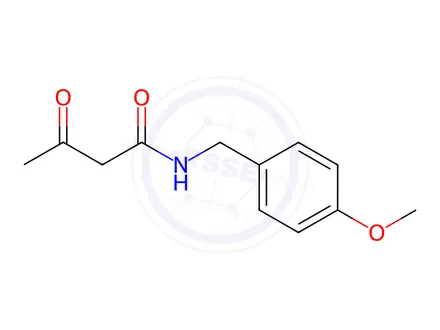 Chemical structure of N-(4-Methoxybenzyl)acetoacetamide