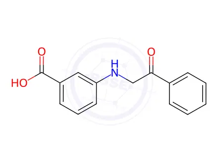 Chemical structure of 3-(N-Methylbenzamido)benzoic acid