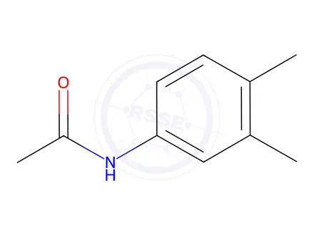 Chemical structure of N-(3,4-Dimethylphenyl)acetamide