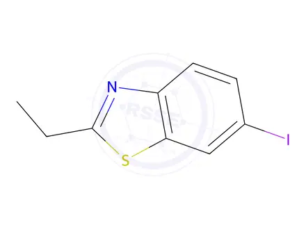Chemical structure of 2-Ethyl-6-iodobenzo[d]thiazole