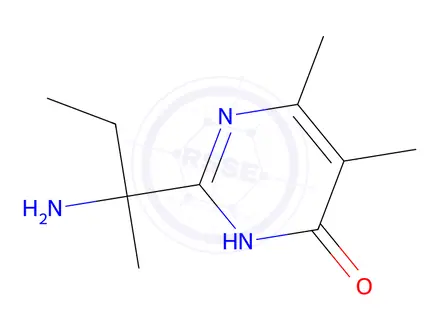 Chemical structure of 2-(2-Aminobutan-2-yl)-5,6-dimethylpyrimidin-4(1H)-one