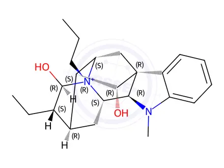 Chemical structure of Ajmaline Impurity 2