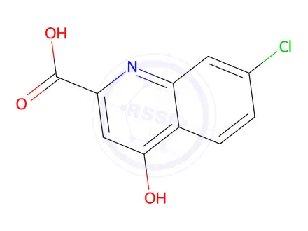 Chemical structure of 7-chloro-4-oxo-1,4-dihydroquinoline-2-carboxylic acid