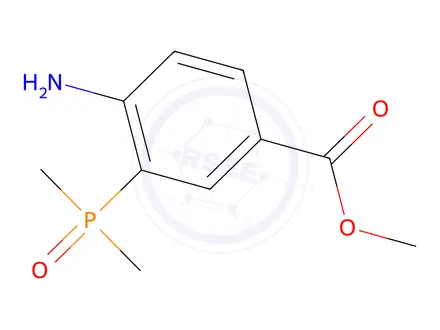 Chemical structure of Methyl 4-amino-3-(dimethylphosphoryl)benzoate