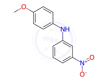 Chemical structure of N-(4-Methoxyphenyl)-3-nitroaniline