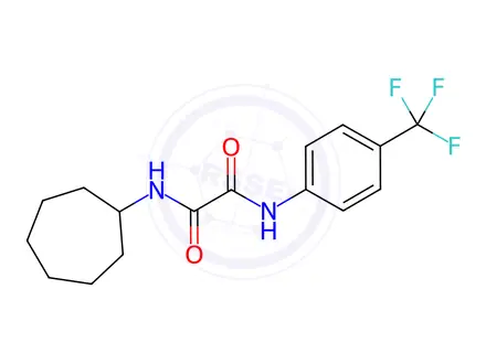 Chemical structure of N1-Cycloheptyl-N2-(4-(trifluoromethyl)phenyl)oxalamide
