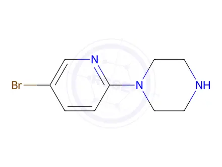 Chemical structure of 5-Bromo-2-(piperazin-1-yl)pyridine