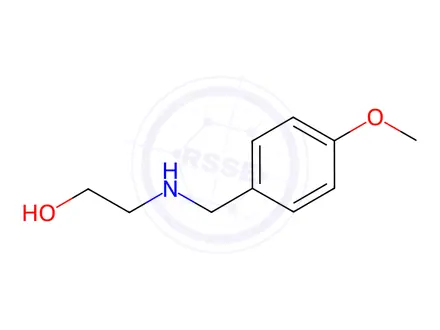 Chemical structure of 2-((4-methoxybenzyl)amino)ethanol