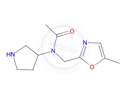 Chemical structure of n-((5-Methyloxazol-2-yl)methyl)-N-(pyrrolidin-3-yl)acetamide
