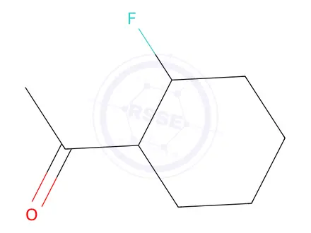 Chemical structure of 1-(2-fluorocyclohexyl)ethanone