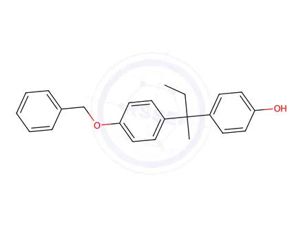Chemical structure of Bisphenol B Monobenzyl Ether