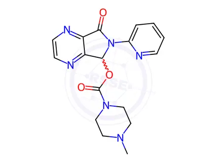 Chemical structure of Zopiclone Impurity 1