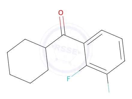 Chemical structure of Cyclohexyl(2,3-difluorophenyl)methanone