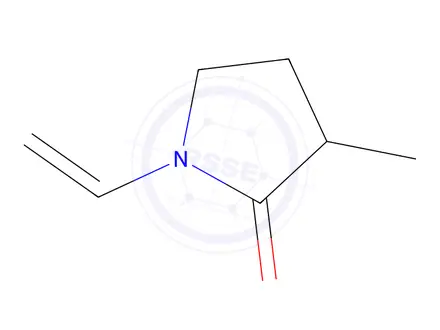 Chemical structure of 1-ethenyl-3-methyl-2-Pyrrolidinone