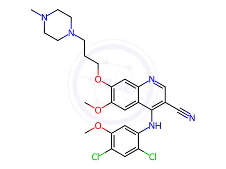 Chemical structure of Bosutinib