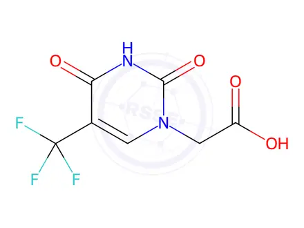 Chemical structure of Uracil Impurity 67