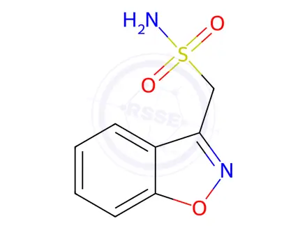 Chemical structure of Zonisamide