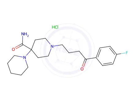 Chemical structure of Pipamperone DiHCl