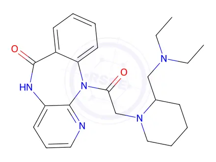 Chemical structure of Otenzepad